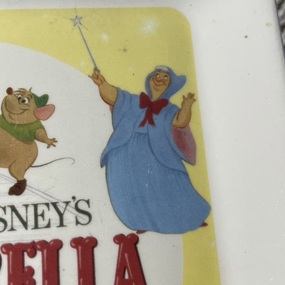 Vintage Disney Cinderella Deceptive Plate - Picture 4 of 8